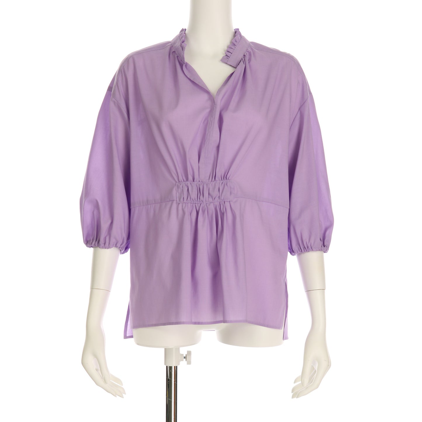 ふんわり袖フリルブラウス