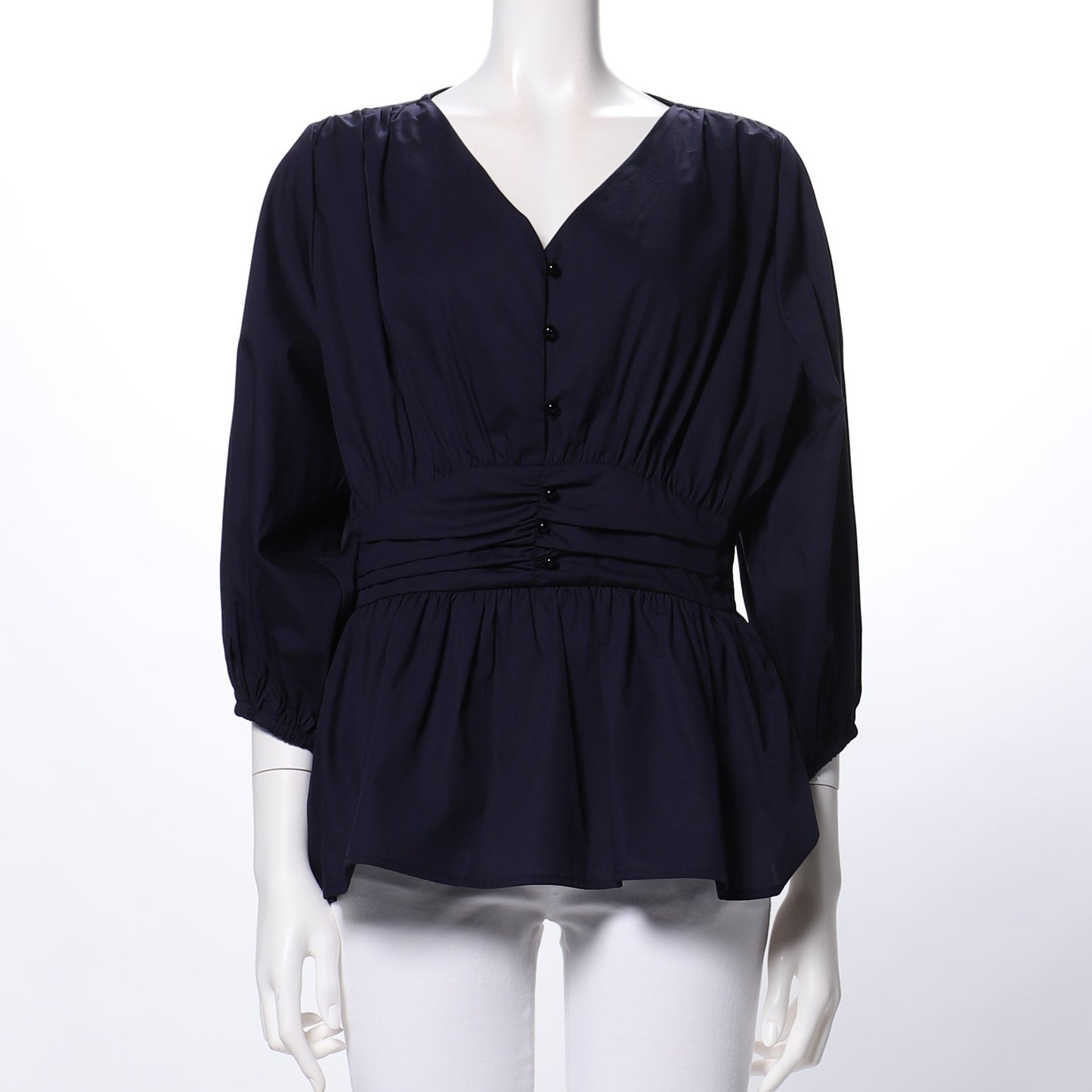 コルセット風デザインシャツ