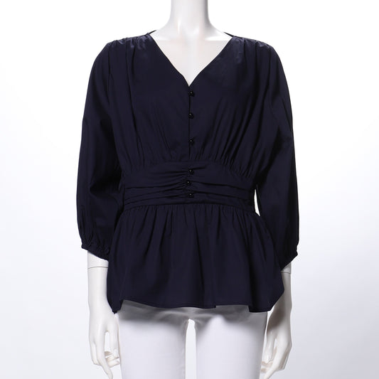 コルセット風デザインシャツ