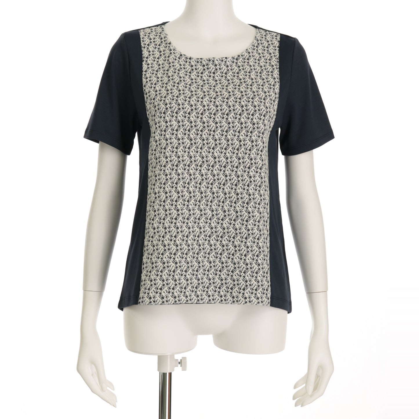 小花レースカットソー