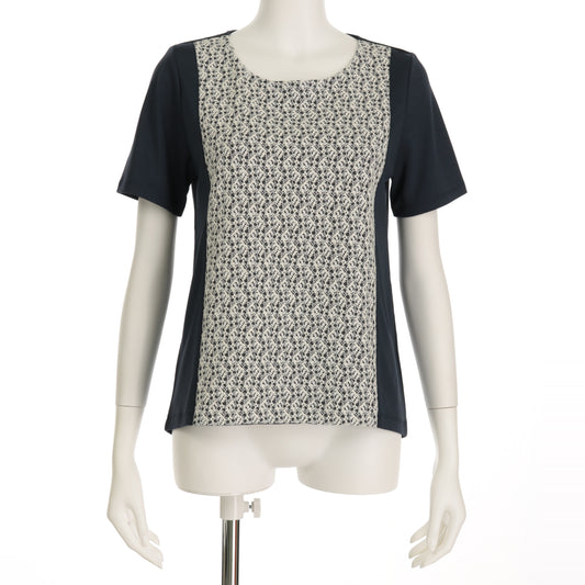 小花レースカットソー