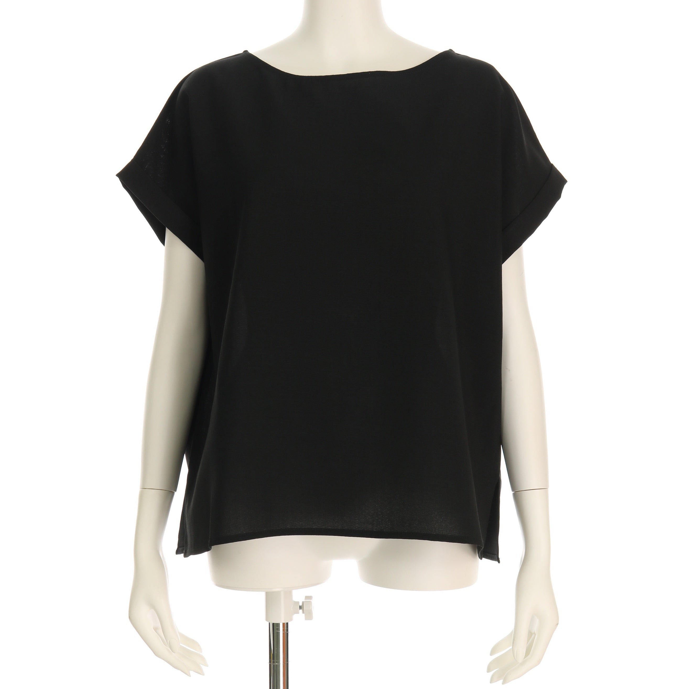 エステルモスリンシンプルシルエットブラウス