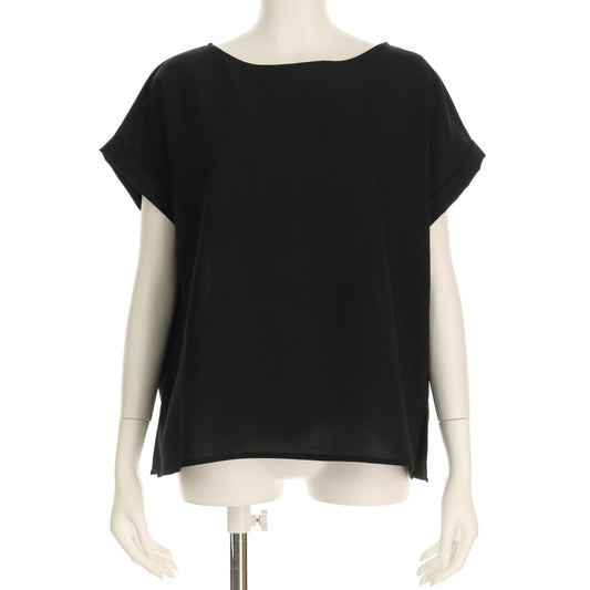 エステルモスリンシンプルシルエットブラウス