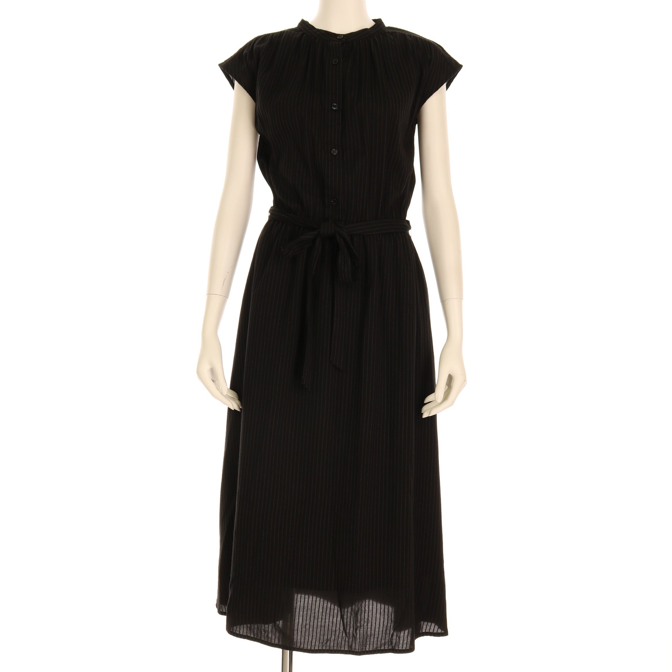 RCストライプレーヨンコットンワンピース