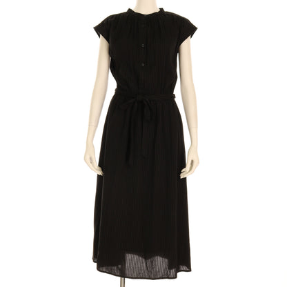 RCストライプレーヨンコットンワンピース