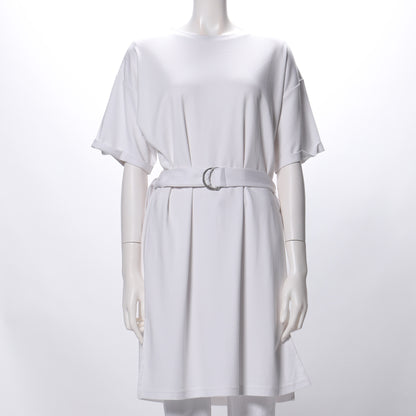 サイドスリットベルト付きトップス