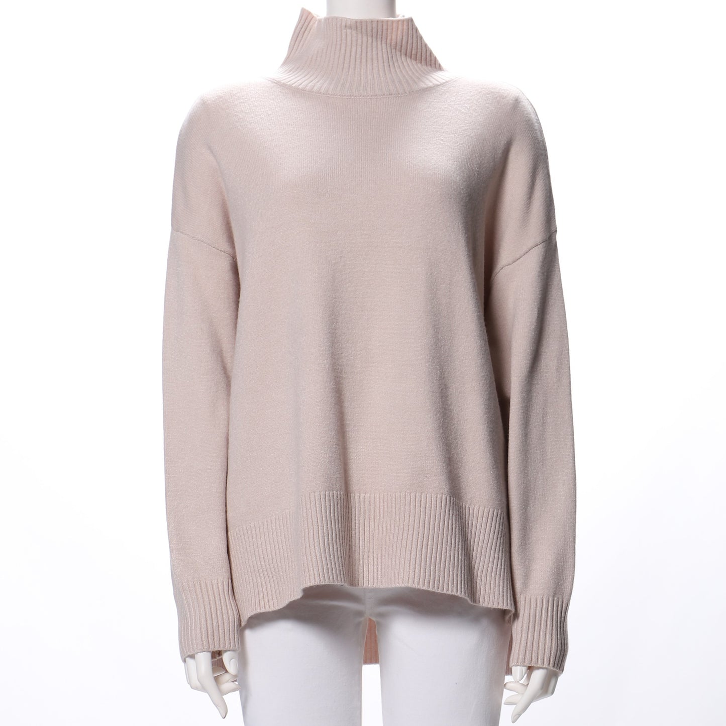 ドロップショルダーハイネックニット