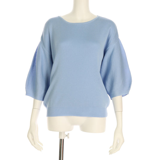 バルーンスリーブニットプルオーバー