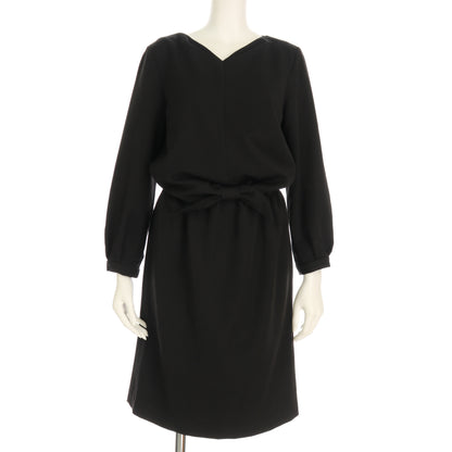 フロントリボンタックワンピース