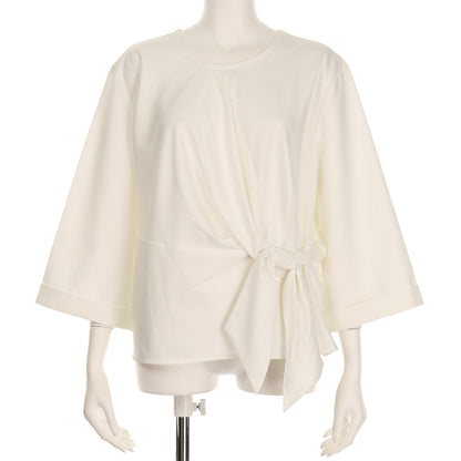 サイドリボンブラウス