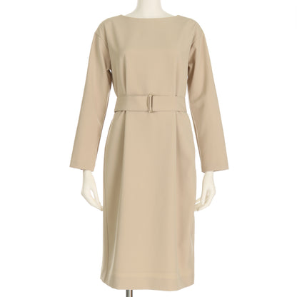 ベルト付きワンピース