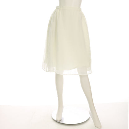 シアーチェックフレアスカート