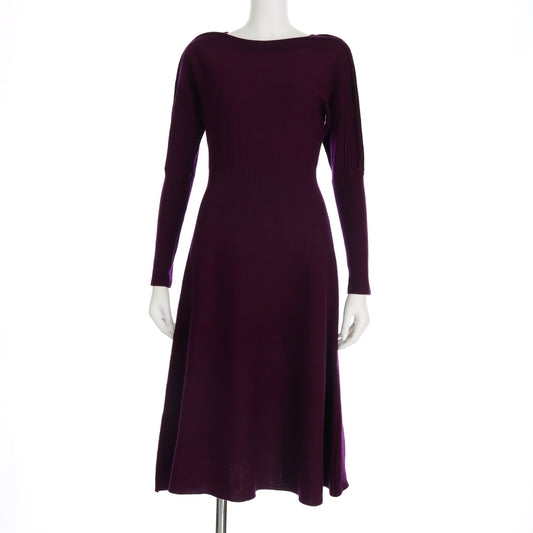 ウェストシェイプニットワンピース