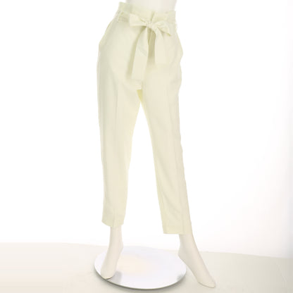 ハイウエストリボンベルトテーパードパンツ