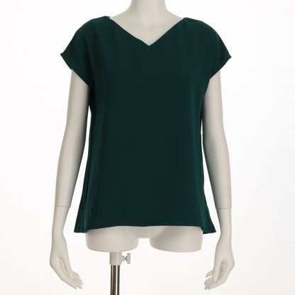 Vネックシンプルブラウス