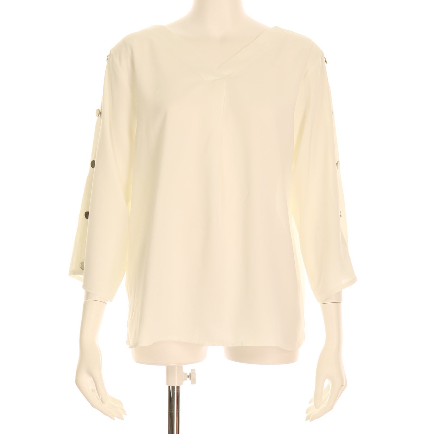 ヴィンテージボタンデザインブラウス