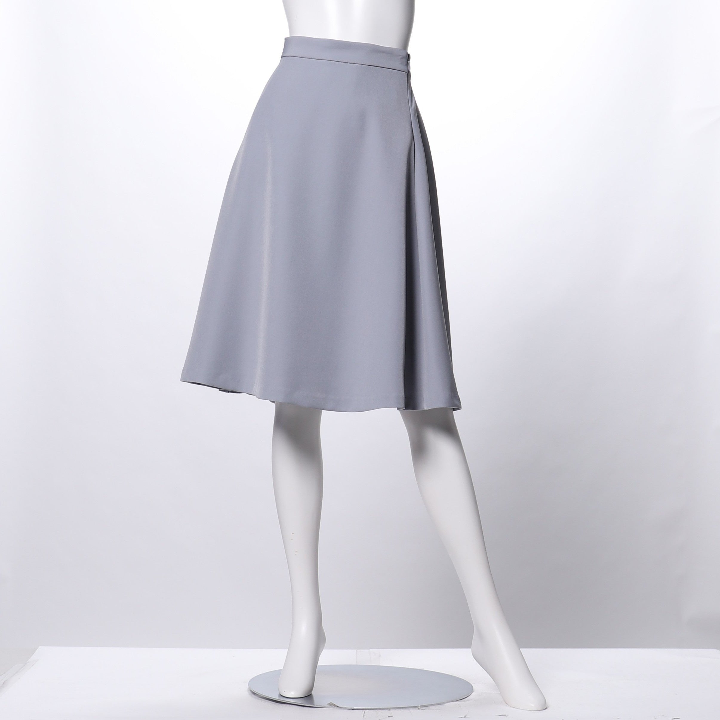 ふっくらダブルクロスフレアスカート