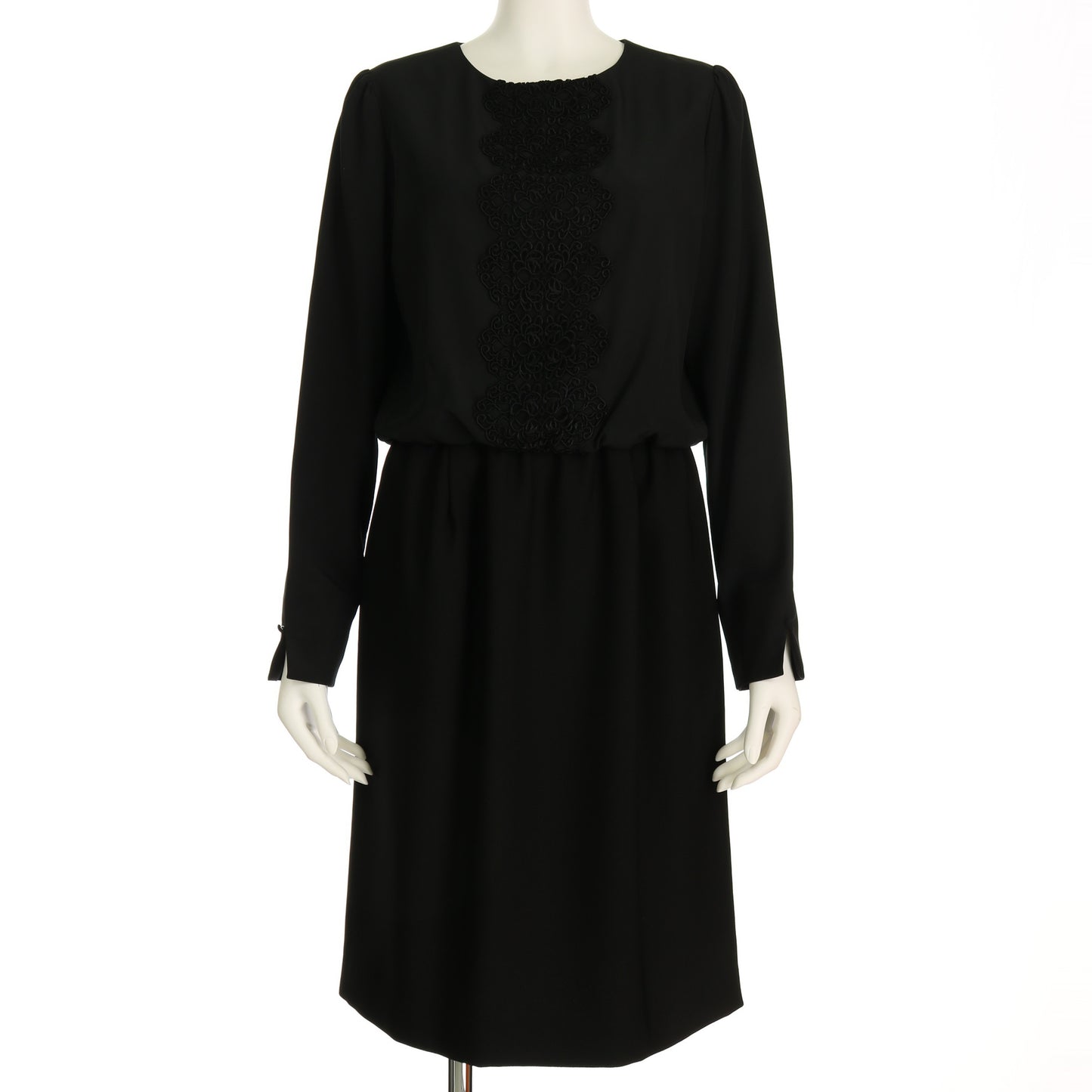 レース使い異素材コンビワンピース