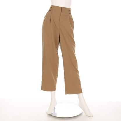 ウエストデザインストレートパンツ