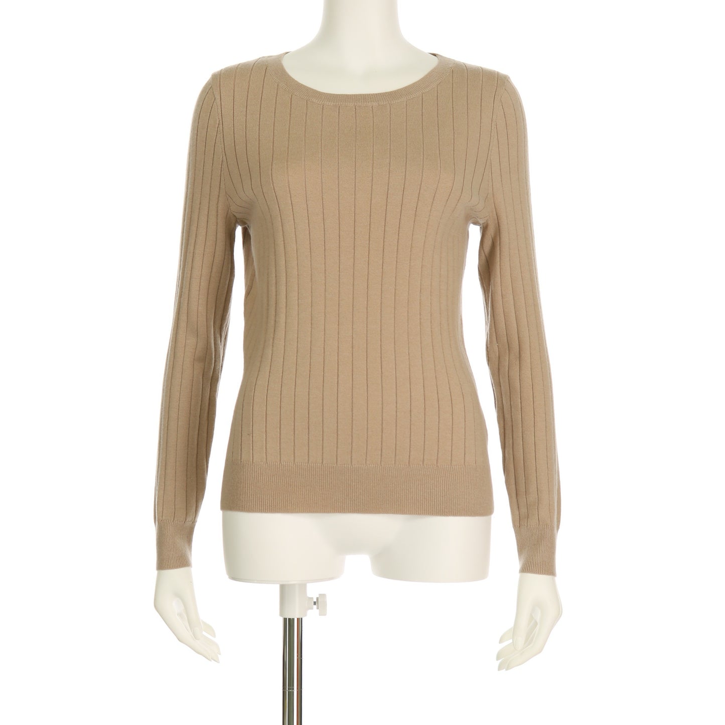 シンプルリブニット