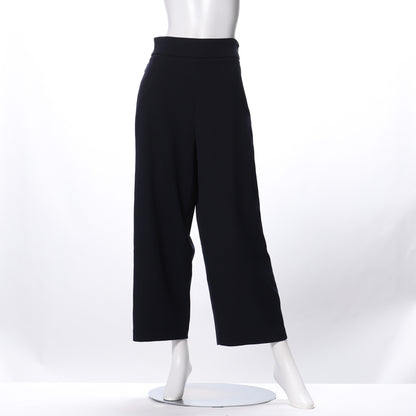 バックシャーリングデザインストレートパンツ