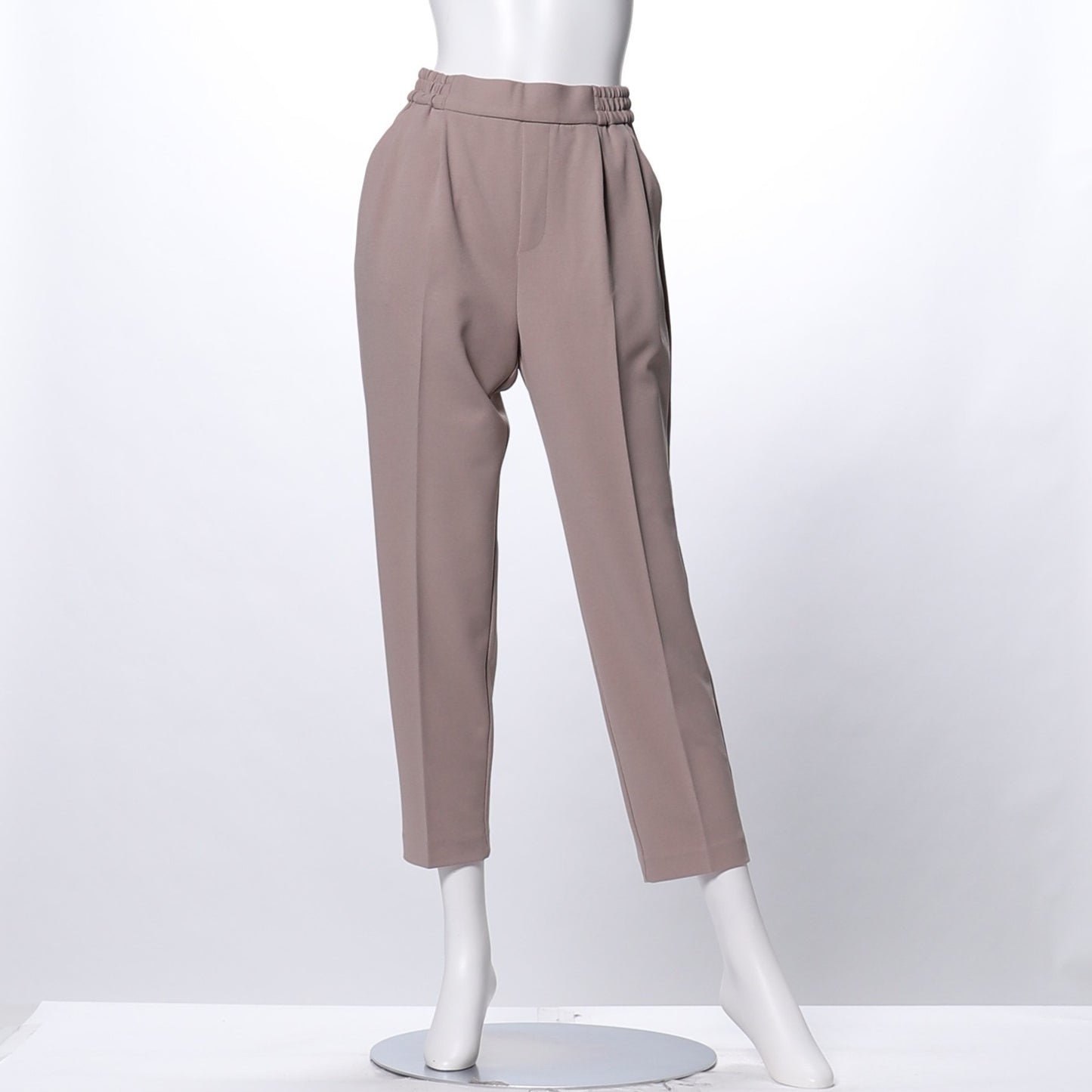 ハイストレッチジョーゼットきれいめパンツ