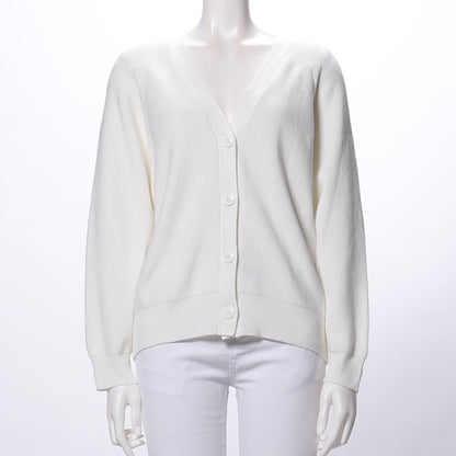Vネックカーディガン