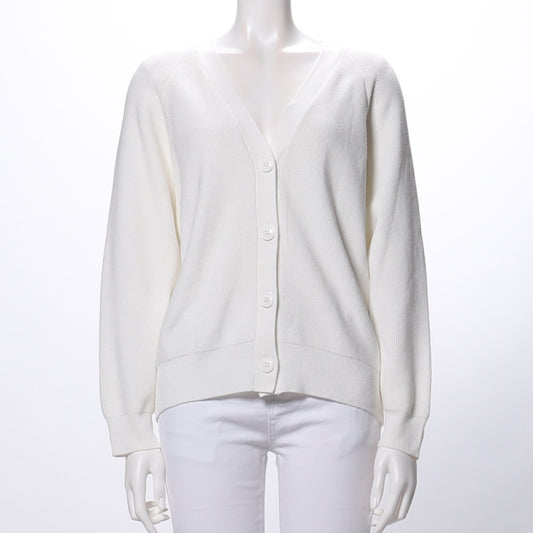 Vネックカーディガン