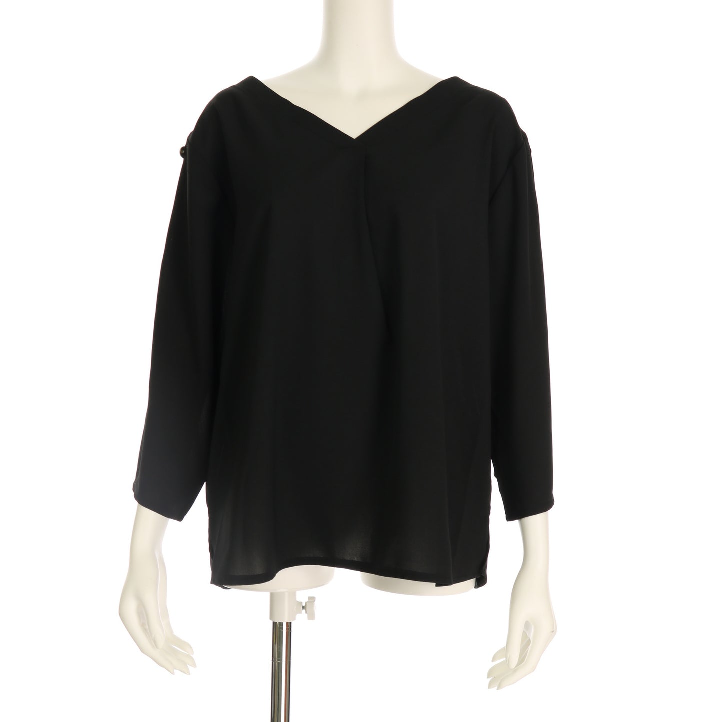 ヴィンテージボタンデザインブラウス