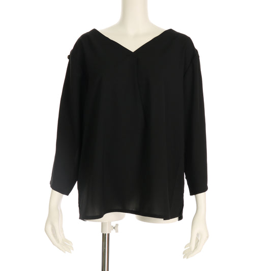 ヴィンテージボタンデザインブラウス