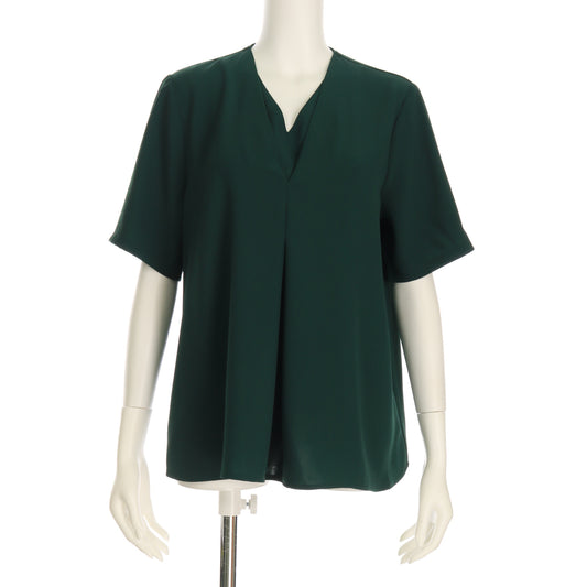 重ねVネックブラウス