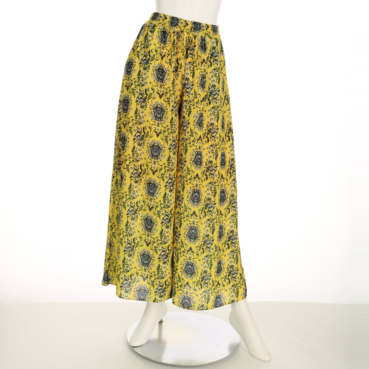 オリジナルプリント花柄フレアパンツ