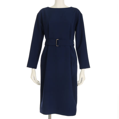 ベルト付きワンピース