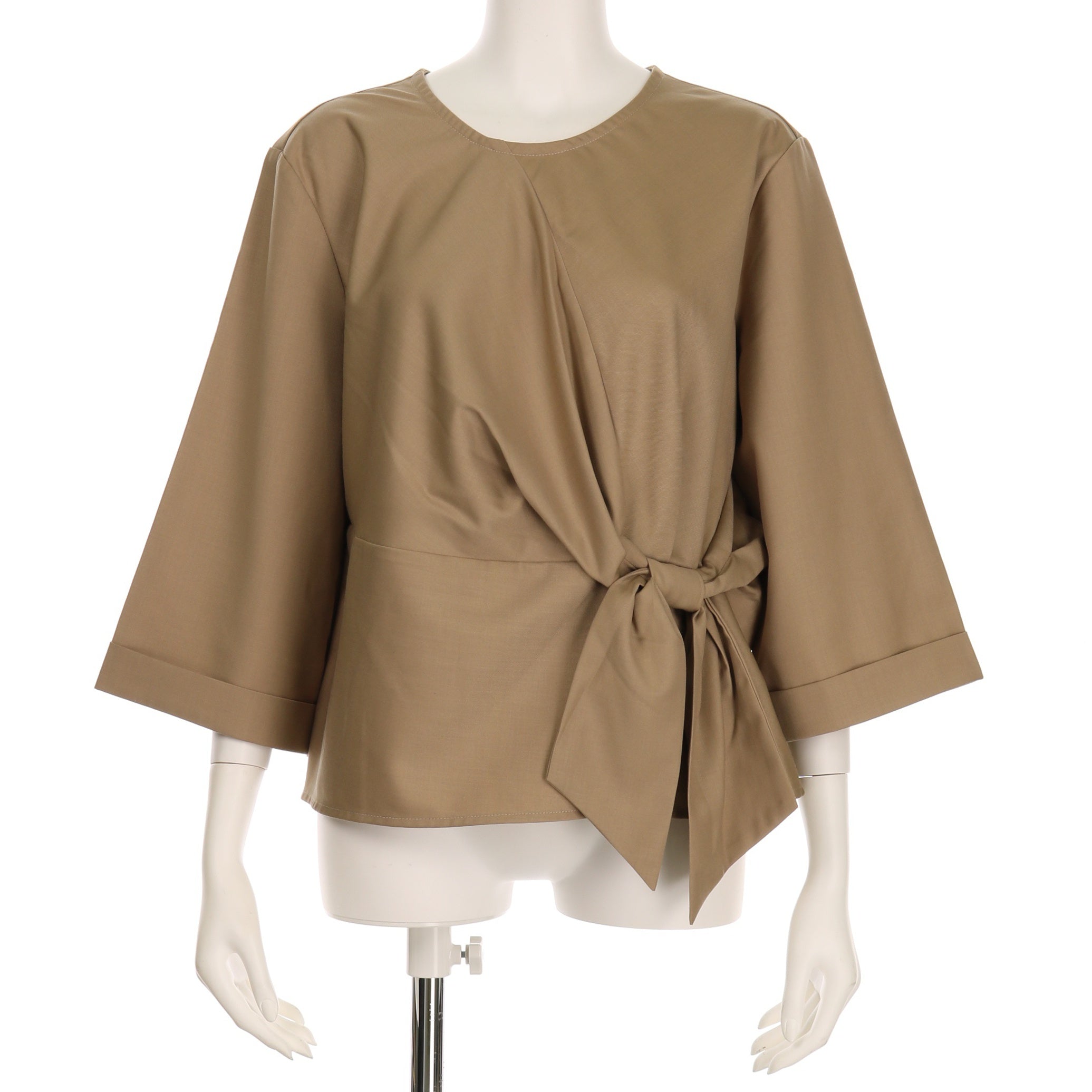 サイドリボンブラウス