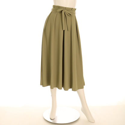 ハイウエストリボンベルトタックスカート