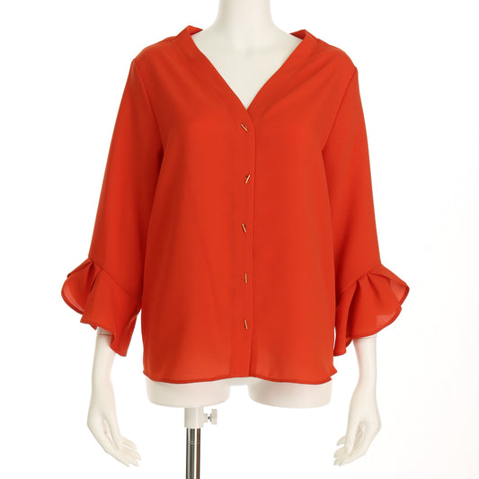 フレアスリーブきれいめブラウス