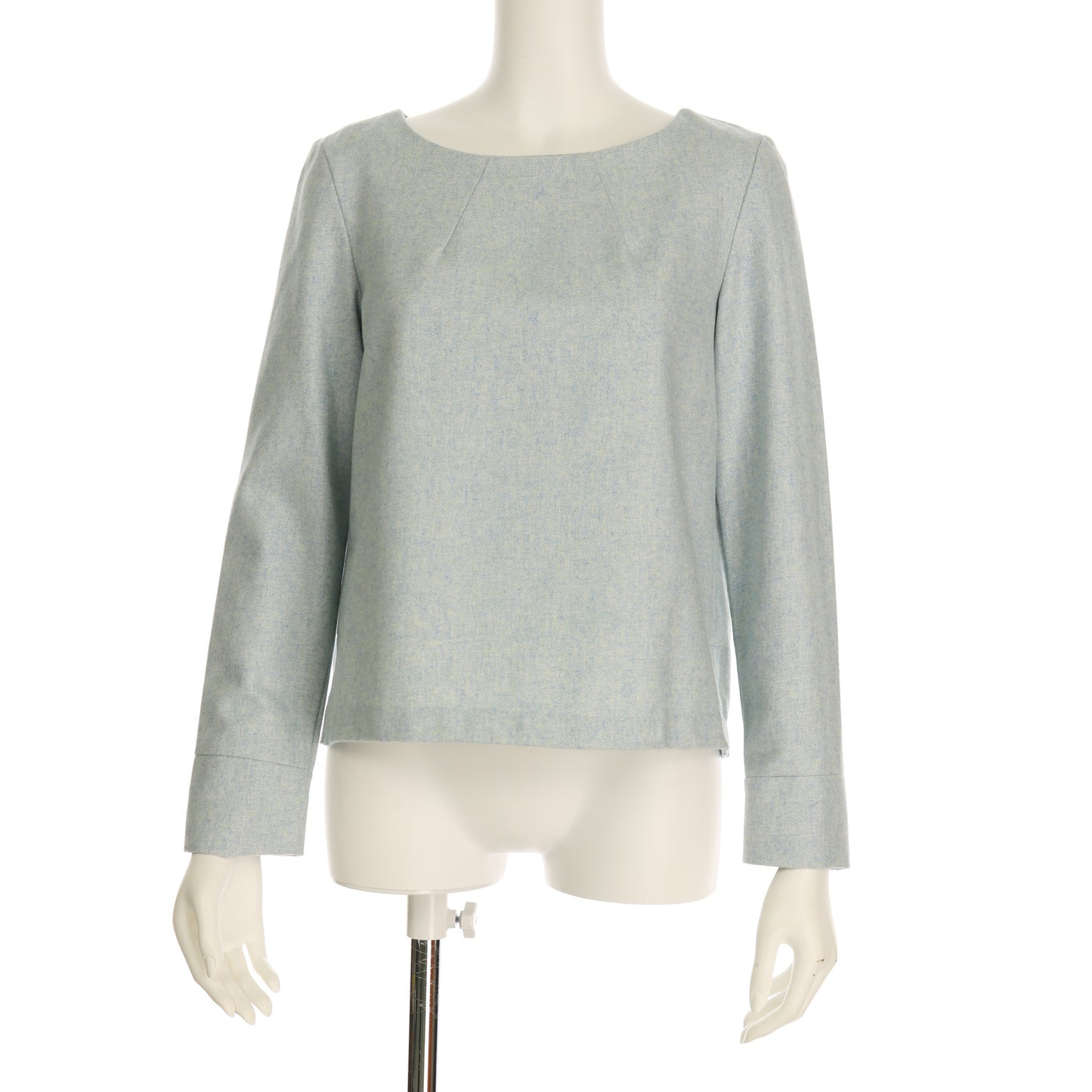 バックリボンレースブラウス