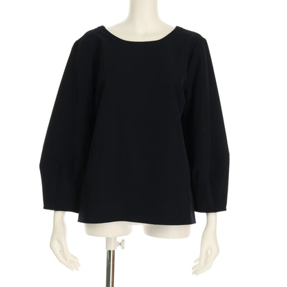 バックスタイルベルトデザインブラウス