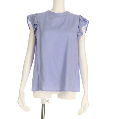 RCストライプフリル袖ブラウス