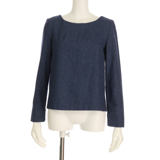 バックリボンレースブラウス