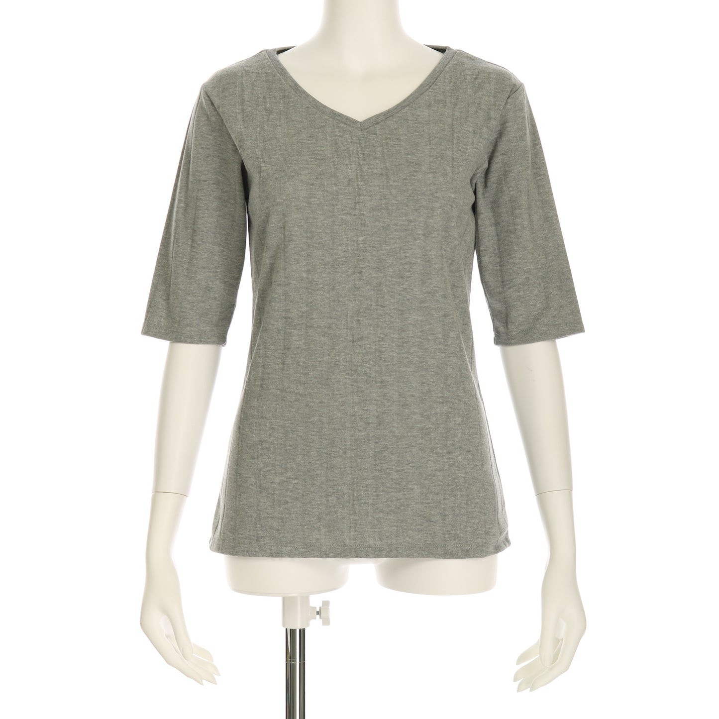 汗ジミ防止Vネックカットソー