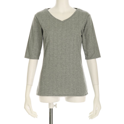 汗ジミ防止Vネックカットソー