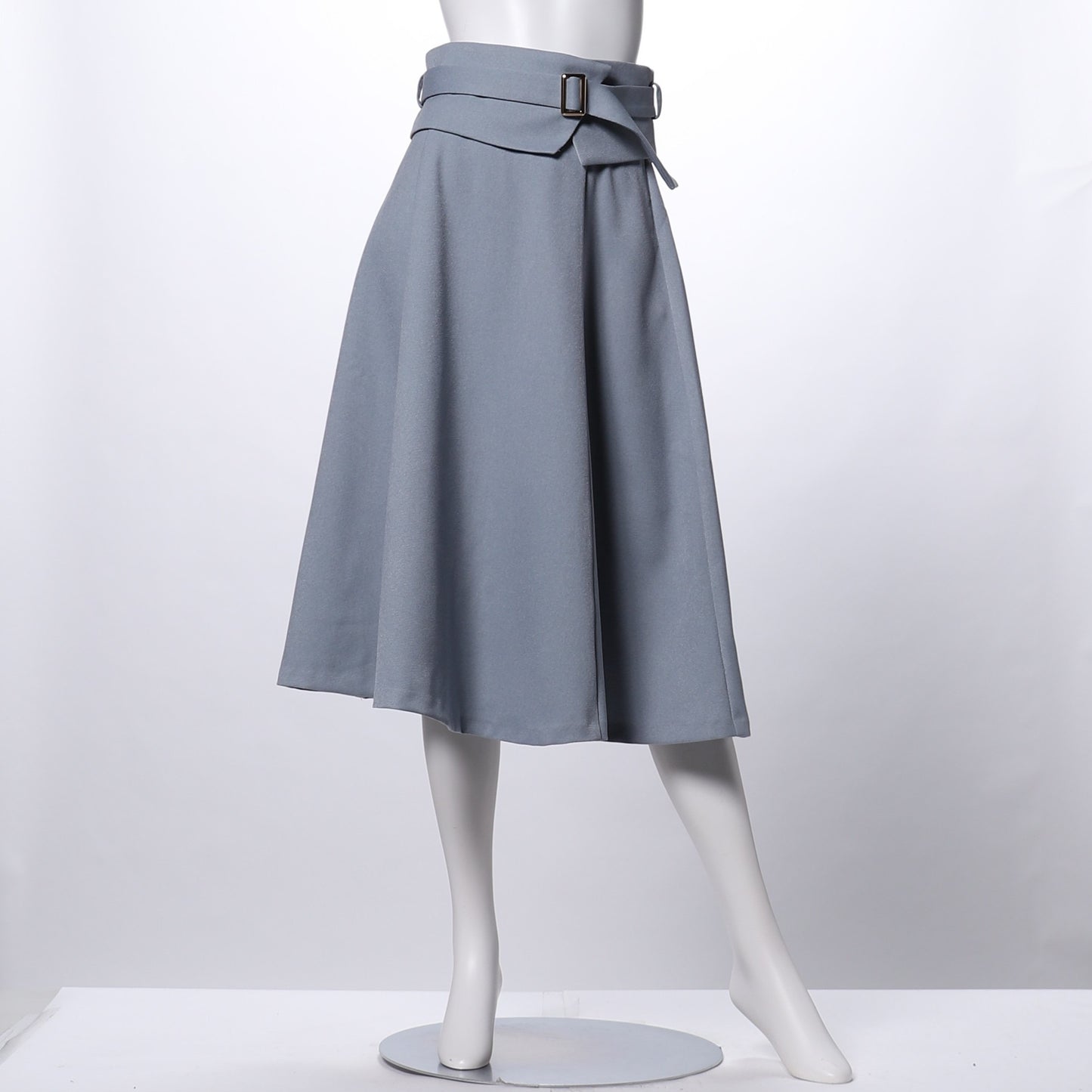 ウエストデザインフレアスカート