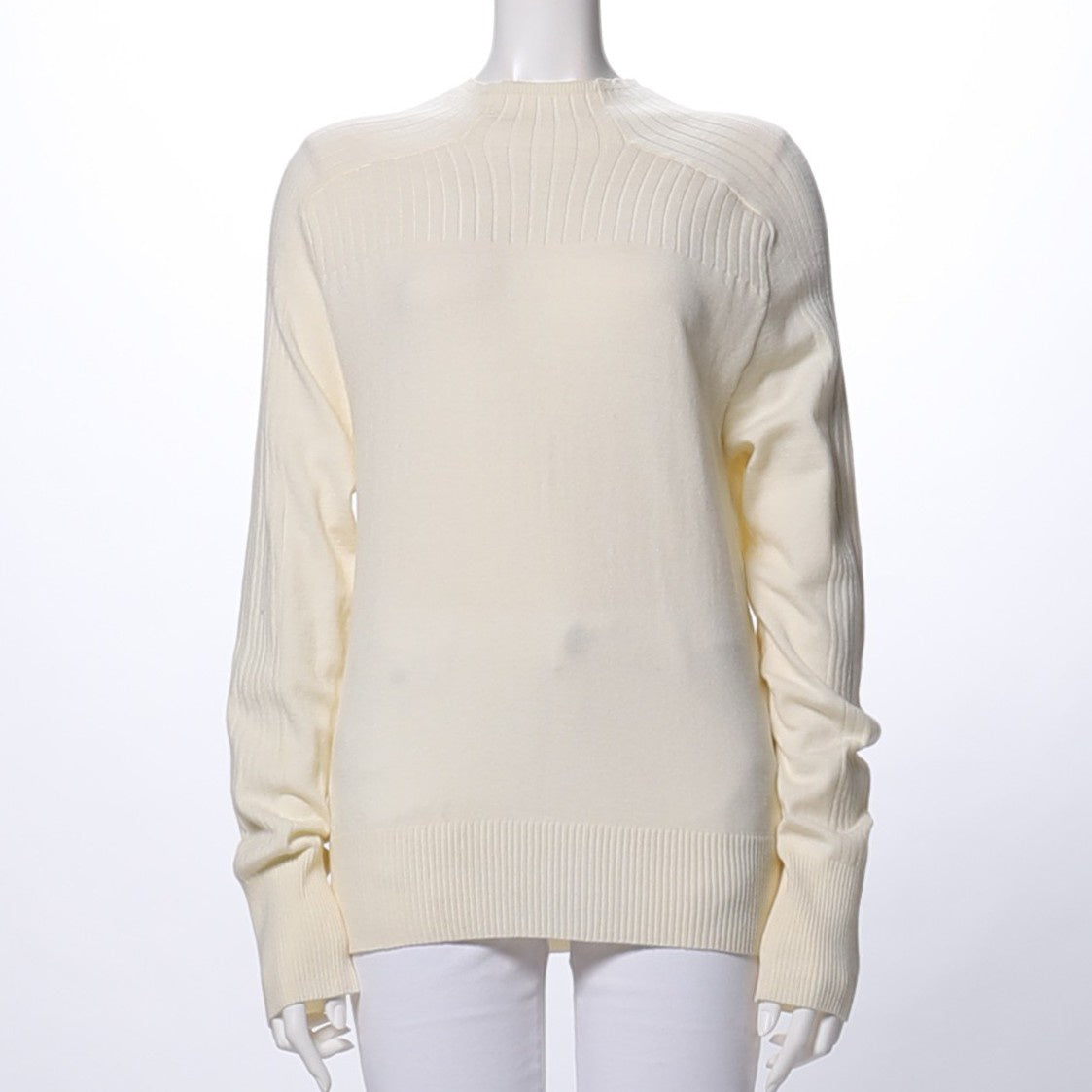 切り替えリブデザインニット