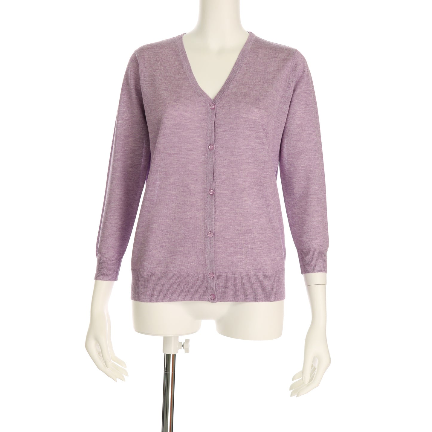 Vネックカーディガン