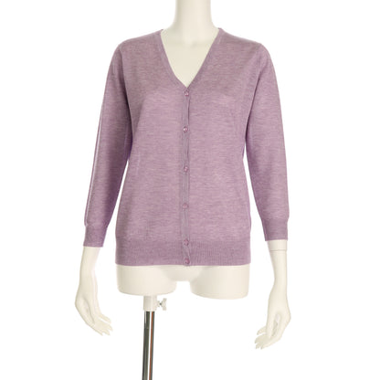 Vネックカーディガン