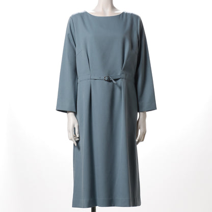 フェイクフランネルストレートワンピース