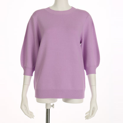 パフスリーブニット