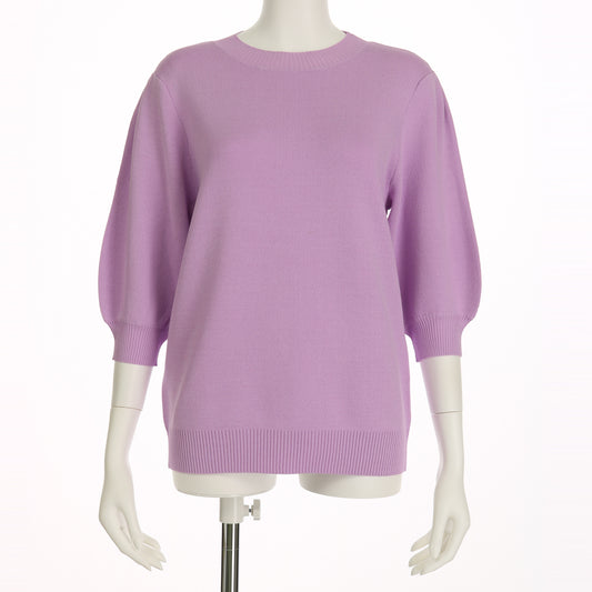 パフスリーブニット