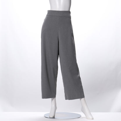 バックシャーリングデザインストレートパンツ